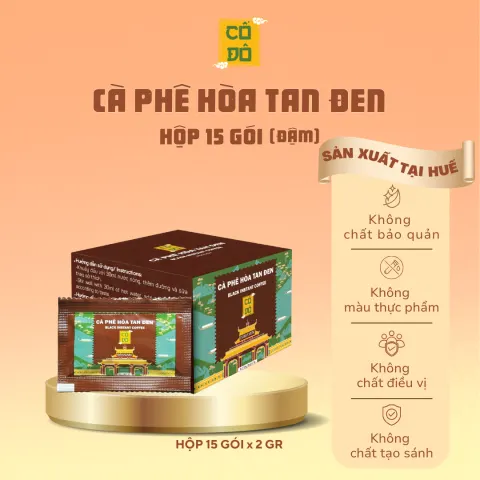 Cố Đô Black Instant Coffee (2g sachet)