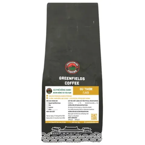 Greenfields Coffee Mild Phin Coffee, Pure Roast (No Additives) 250g