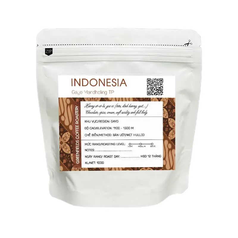 Indonesia Sumatra Raja Harimau Lintong Mandheling Coffee 100g