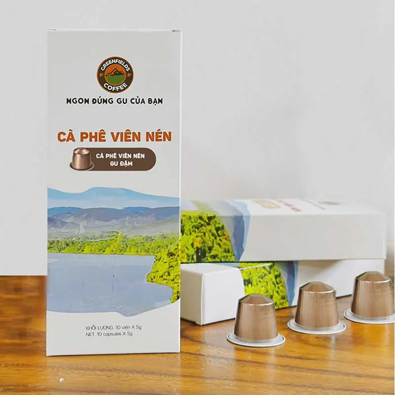 Nespresso 머신용 Greenfields Coffee 진한 맛 캡슐 커피